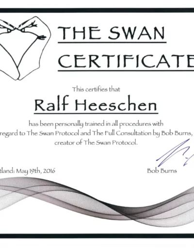 Zertifikate von Ralf Heeschen, Hypnose Holstein, Borgdorf-Seedorf